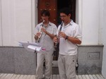 2004. Dúo de clarinetes